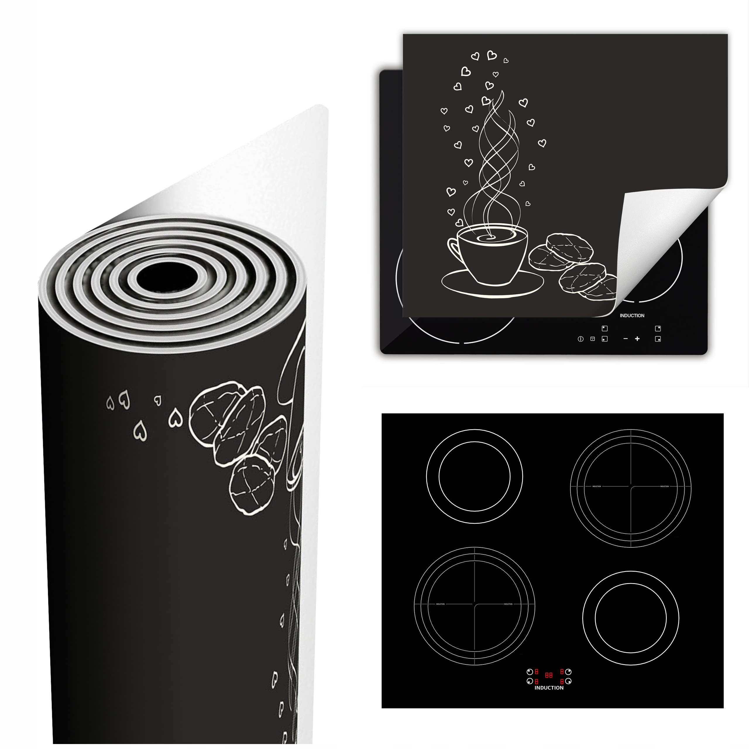 Ochranná Podložka Na Sporák Představuje Více Místa 60x52 káva