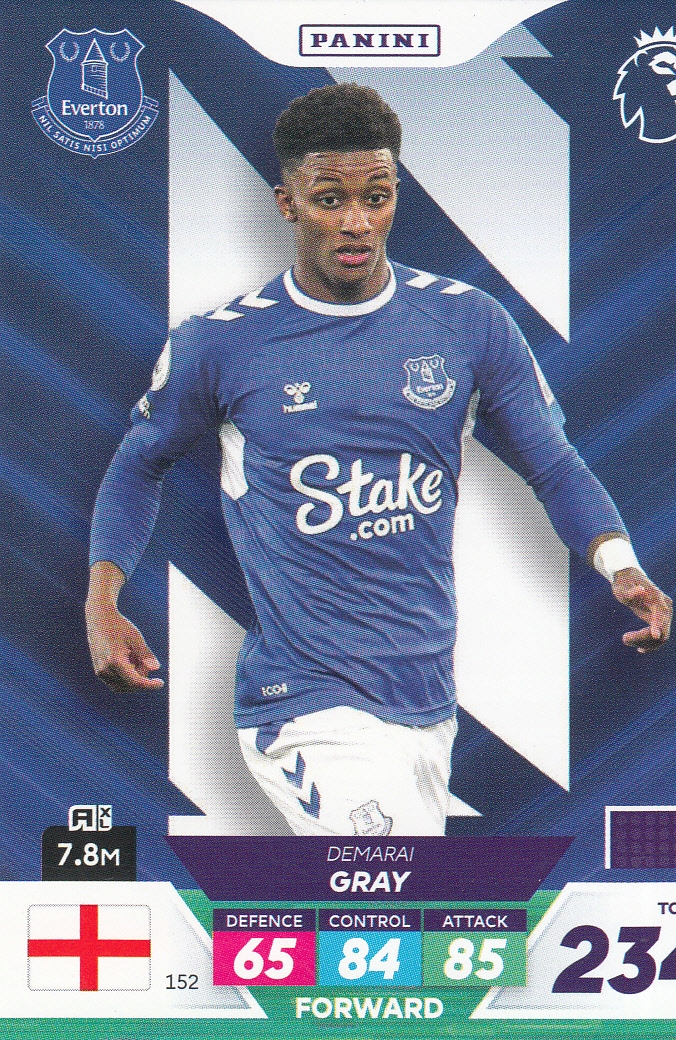 Premier League 2023 Plus Base Card Gray 152