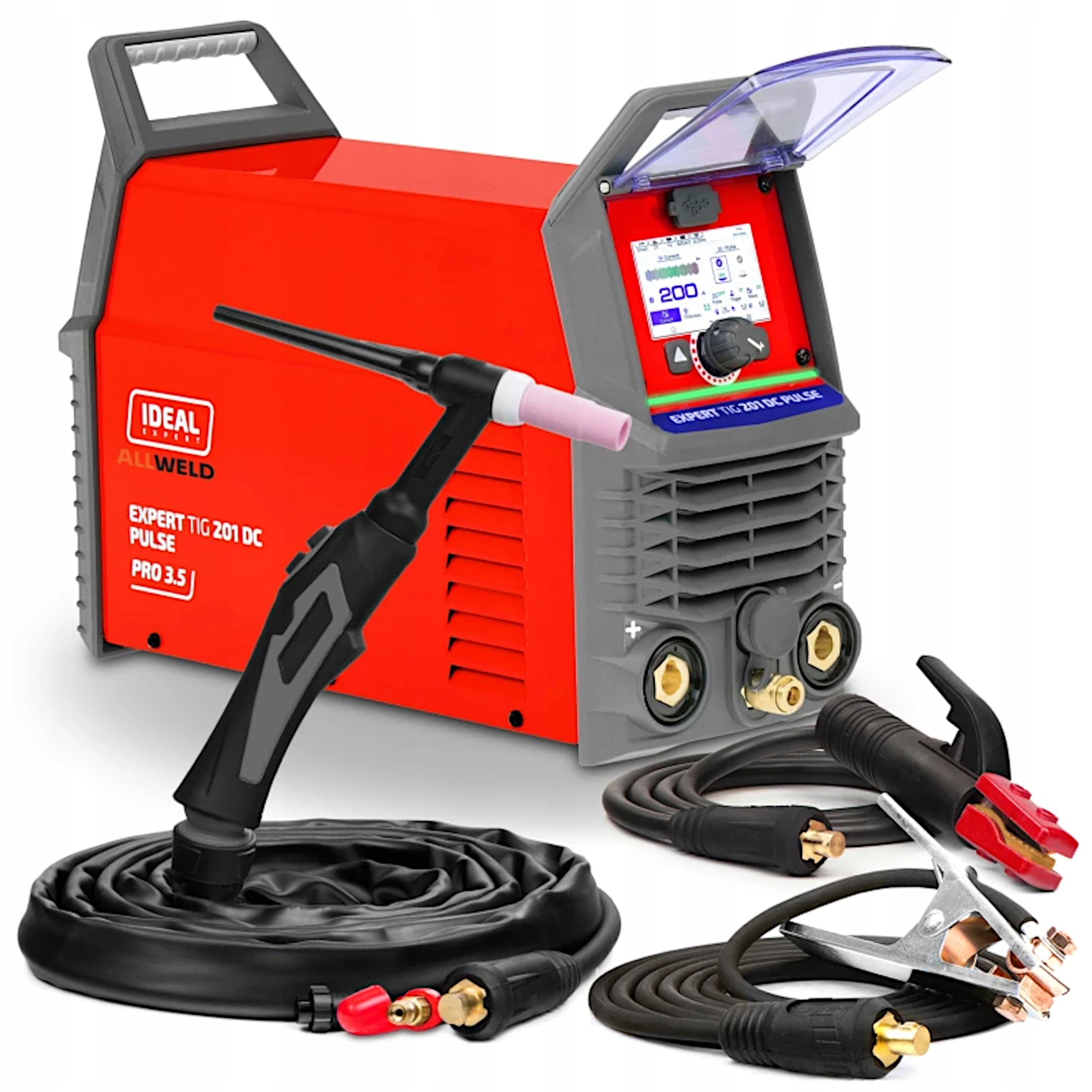 Invertorová Svářečka Ideal Expert Tig 201 DC Pulse Pro 3.5 LCD