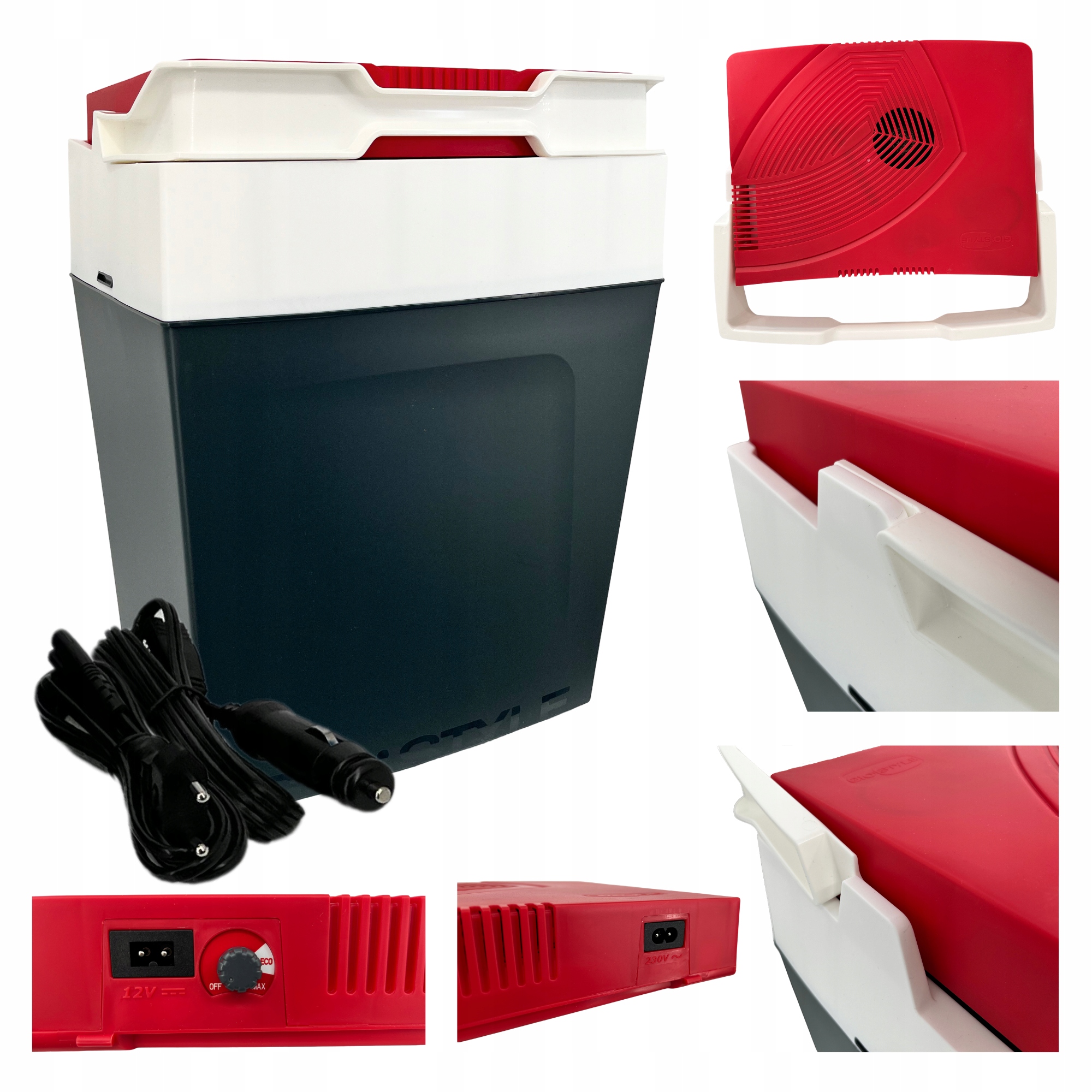 Turistická lednička 29L 12V/230V Kamai Coolbox, Elektrická, automobilová