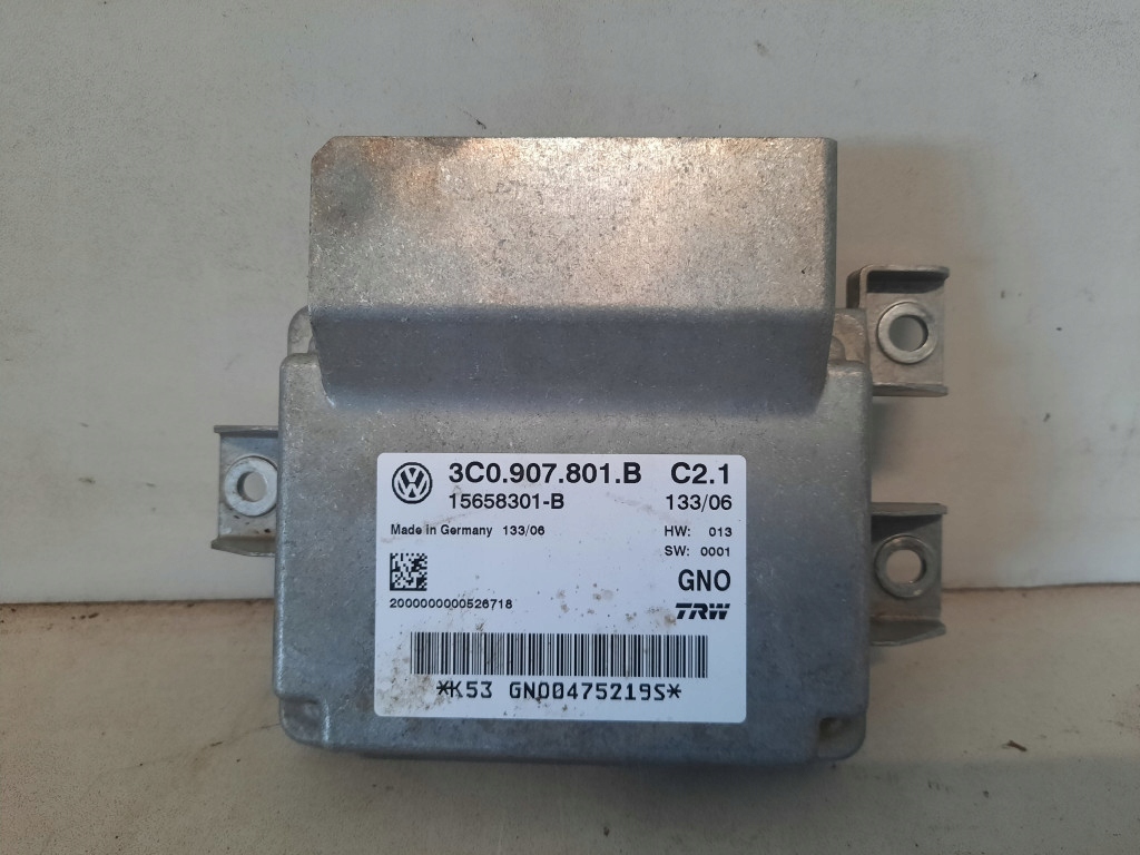 VOLKSWAGEN PASSAT B6 05-10 2.0TDI MODUŁ STEROWNIK HAMULCA 3C0907801B BKP