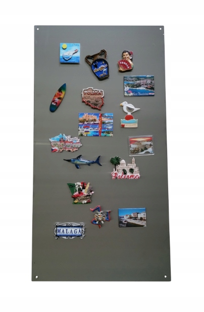 Tablica na magnesy magnetyczna 100x30 cm INOX Marka Aimstal