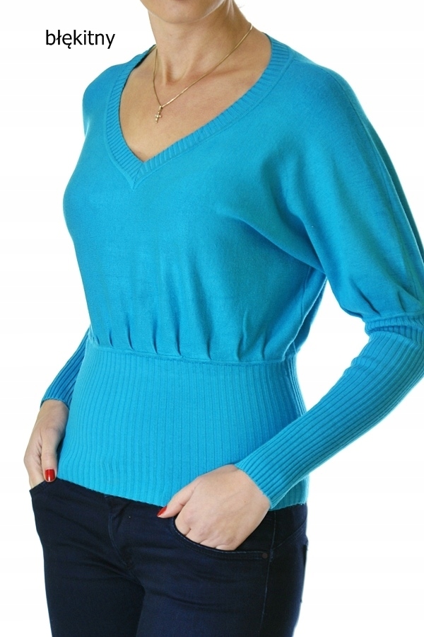 Oryginalna bluzka sweter rękaw nietoperz 1099# Rozmiar XL/XXL