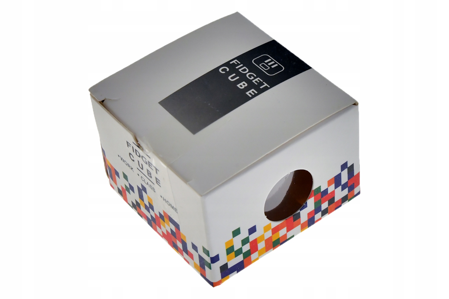 KOSTKA ANTYSTRESOWA FIDGET CUBE - BIAŁO-RÓŻOWA Kod producenta CA-10015