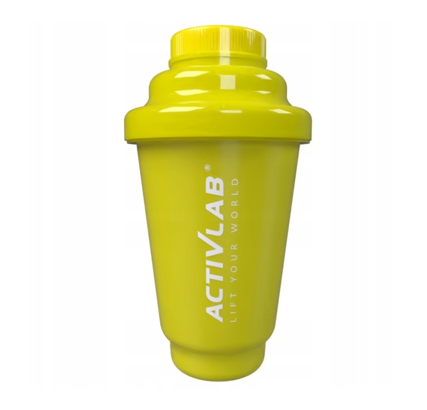 Activlab Shaker 600ML Zółty Shaker Treningowy Do Białka