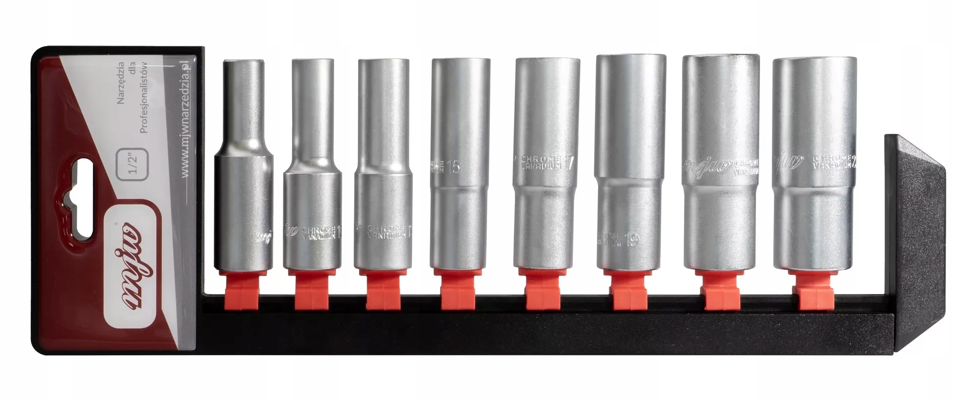 Sada dlouhých nástavců 1/2 6-hran 8 prvků Mjw