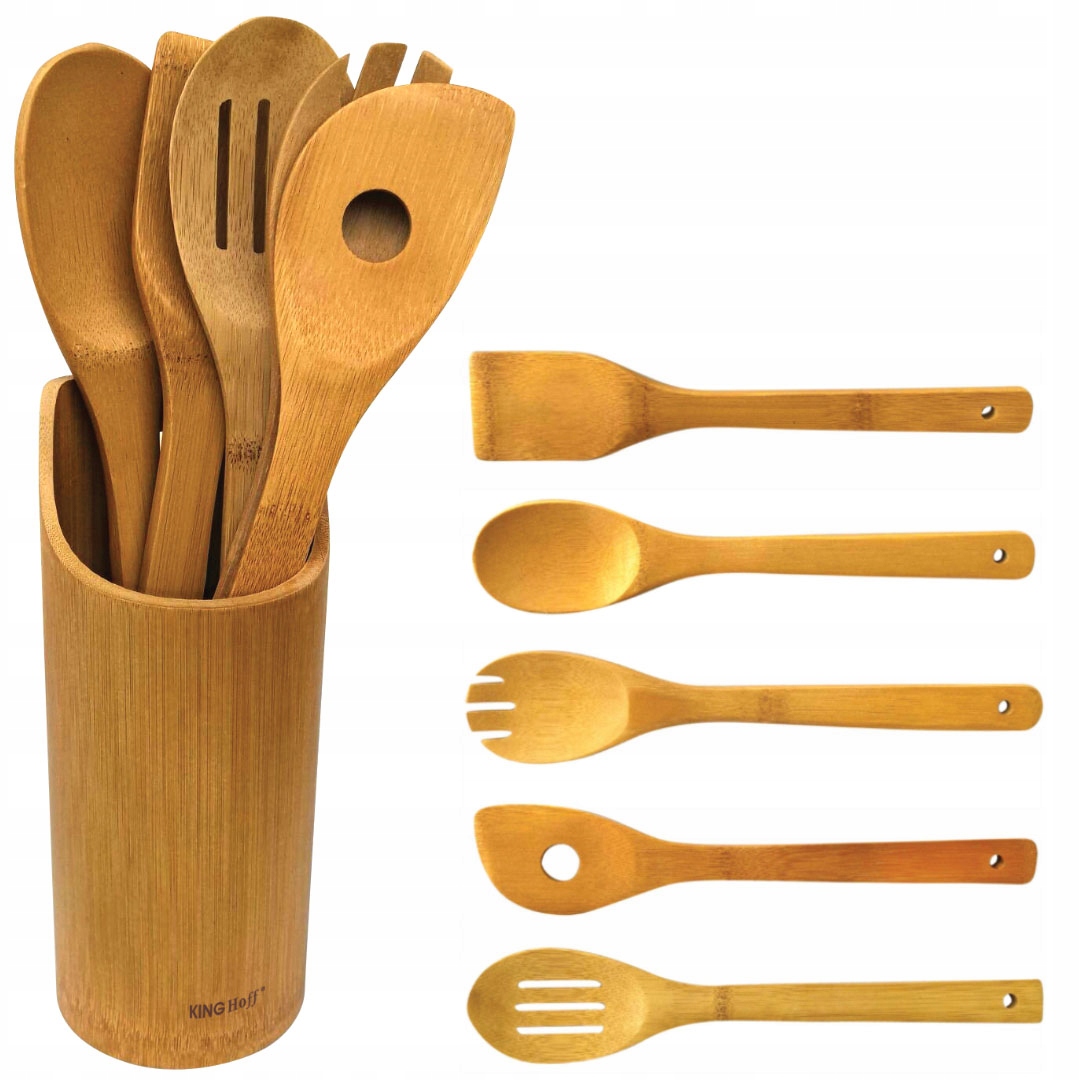 

Przybory kuchenne bambusowe Kh 1362 sztućce zestaw