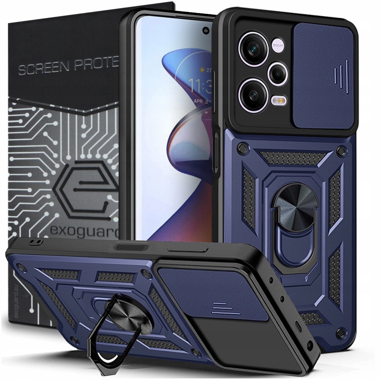 

Etui+szkło do Redmi Note 12 Pro Poco X5 Pro 5G