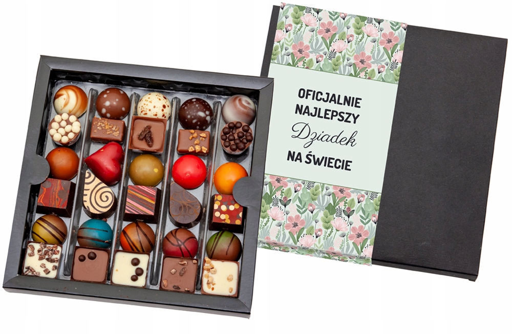 Levně Bonboniéra na Den dědečka dárek čokoláda pro dědečka 250 g