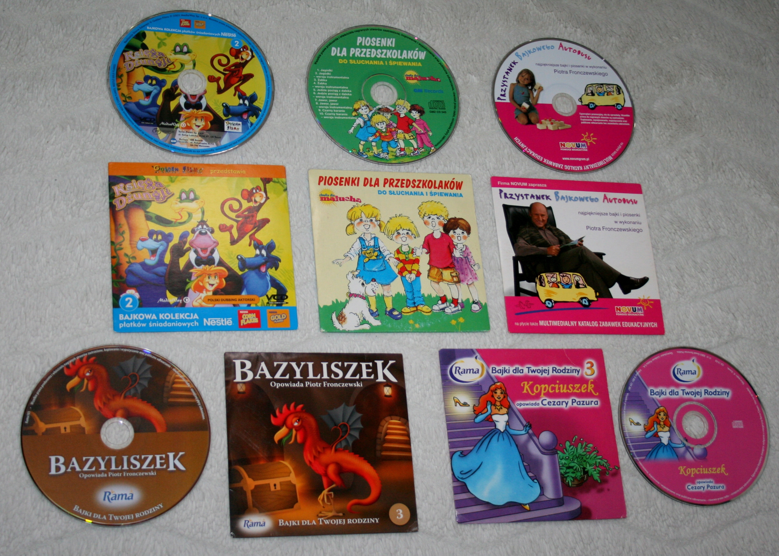 BAJKI DLA TWOJEJ RODZINY AUDIOBOOK 5 PŁYT Język publikacji polski