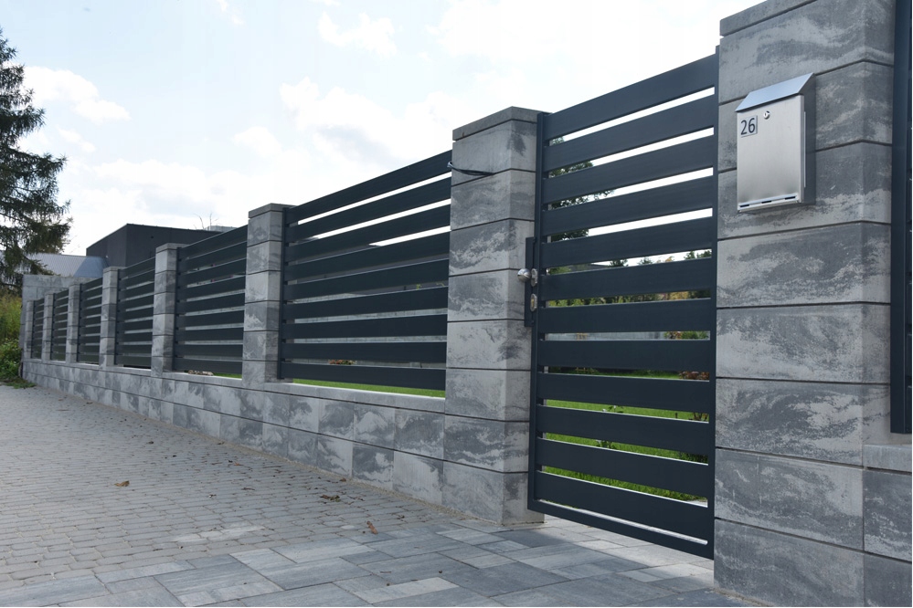 Pustak ogrodzeniowy modułowy gładki OSLO PLAIN Maksymalna wysokość elementu 20 cm