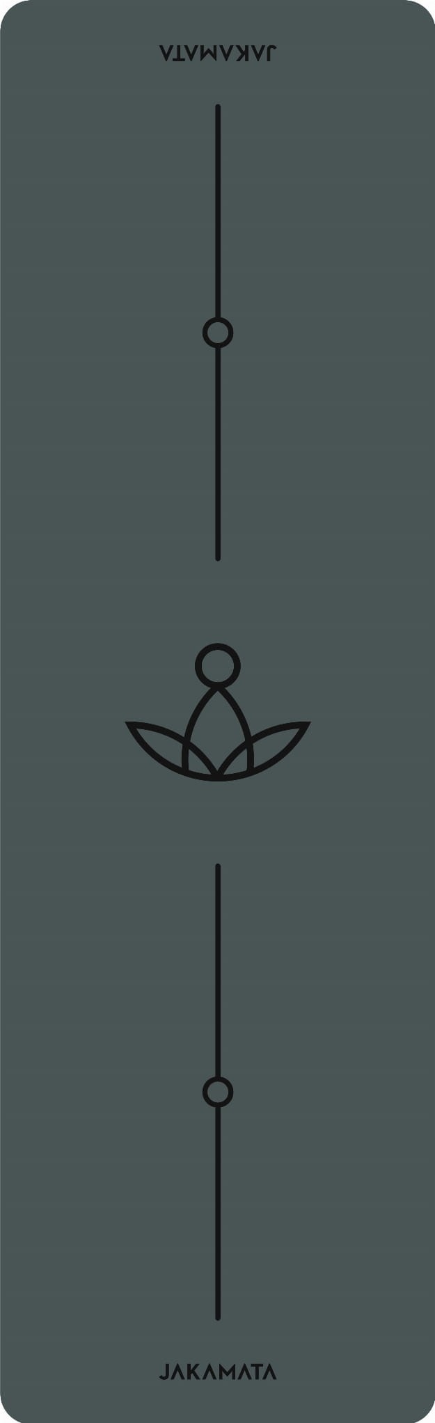 Jakamata Ultra Grip 5 mm Kaučuk+PU Šedá Jóga podložka