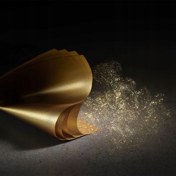 Levně Jedlé zlato v listech Golden touch Modecor, 15 ks