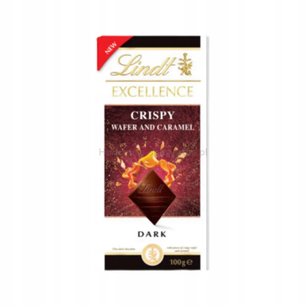 Lindt Čokoláda Excellence Crispy Wafer &amp; Caramel 100 g