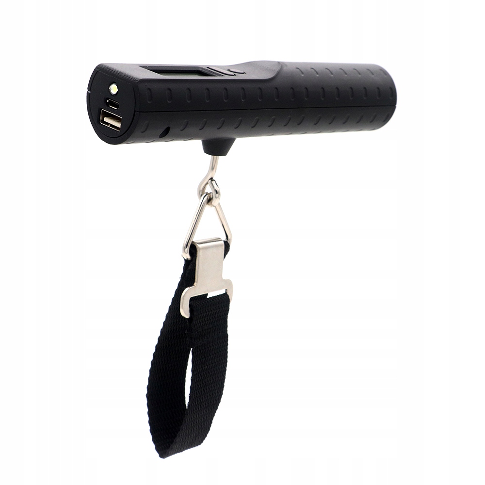 PODRÓŻNA WAGA BAGAŻOWA LATARKA POWERBANK LED 50kg Model OSC-38