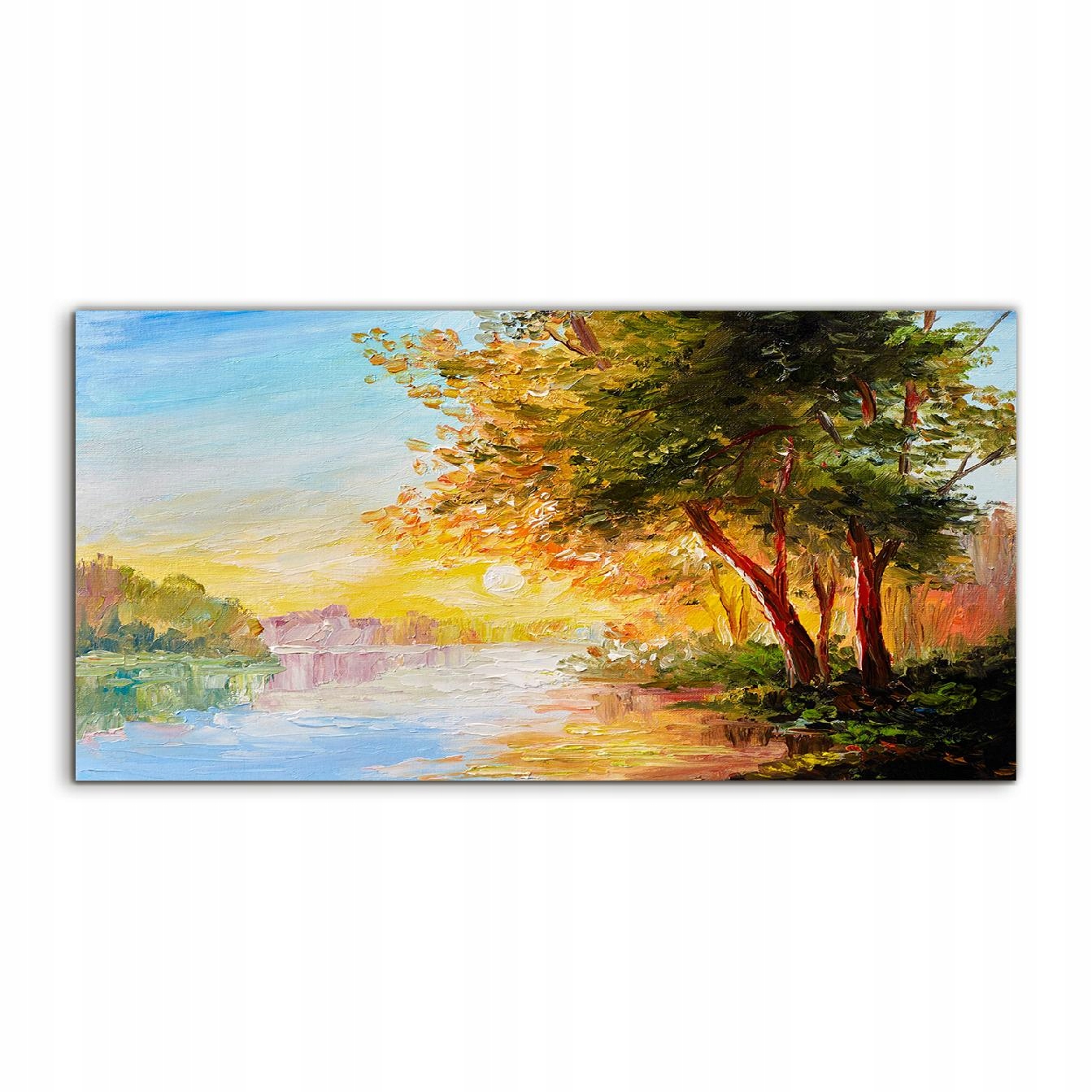 

Obraz akrylowy 120x60 wiszący Krajobraz Rzeka Las