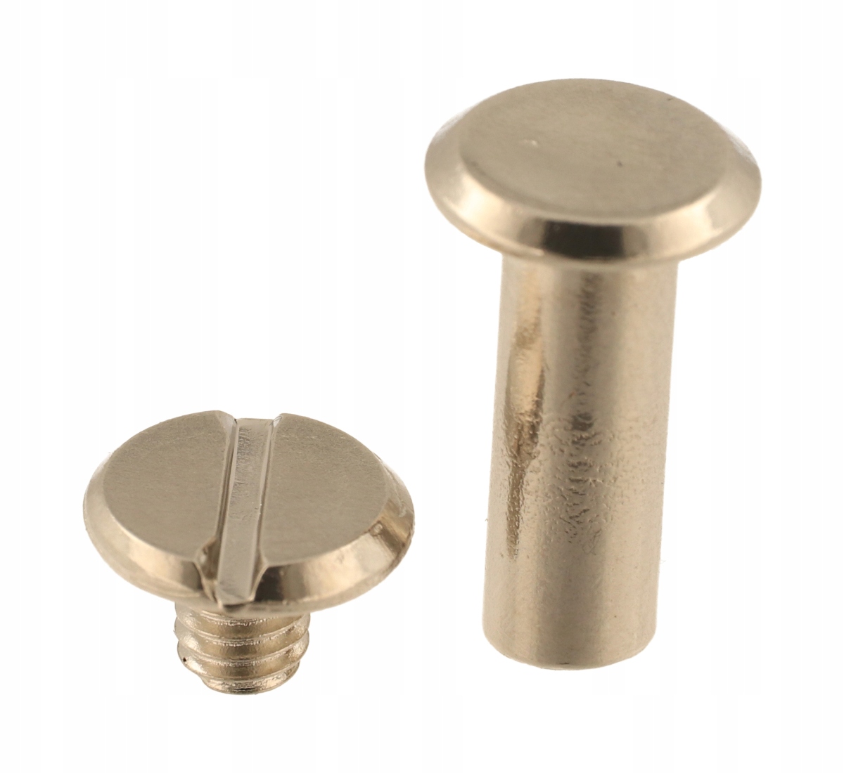 2x Šroubovací nýty Nit Šroub 10 mm Stříbrná plochá hlava Set 50 Ks Diy