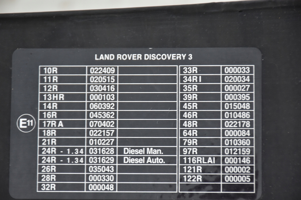 příčka, stěna přední LAND ROVER DISCOVERY III