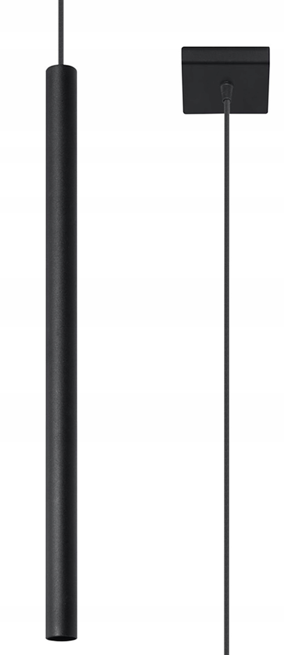 

Lampa Wisząca Zwis Nad Stół Stolik Pastelo Czarny