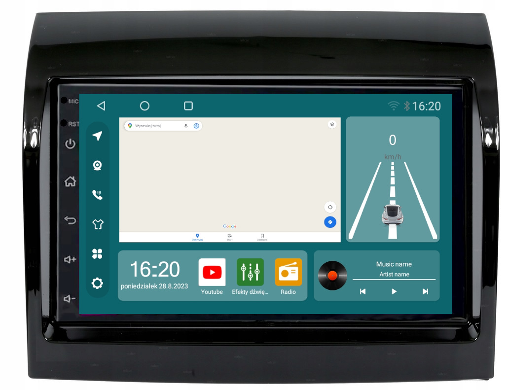 Rádio Gps Usb Wifi Fiat Ducato 2011-2022 Android Bt 8/256GB Modem Sim