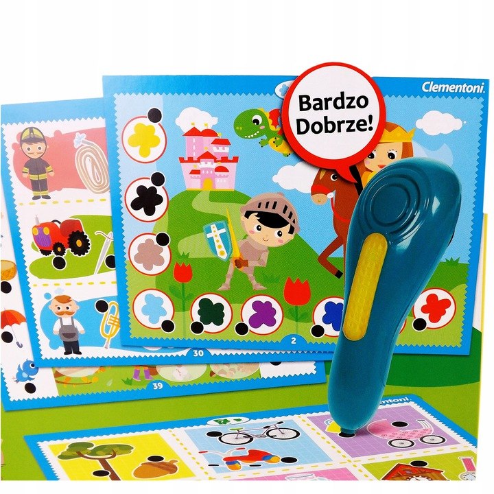 Clementoni Mówiące pióro 500 pytań przedszkolaka Płeć chłopcy dziewczynki