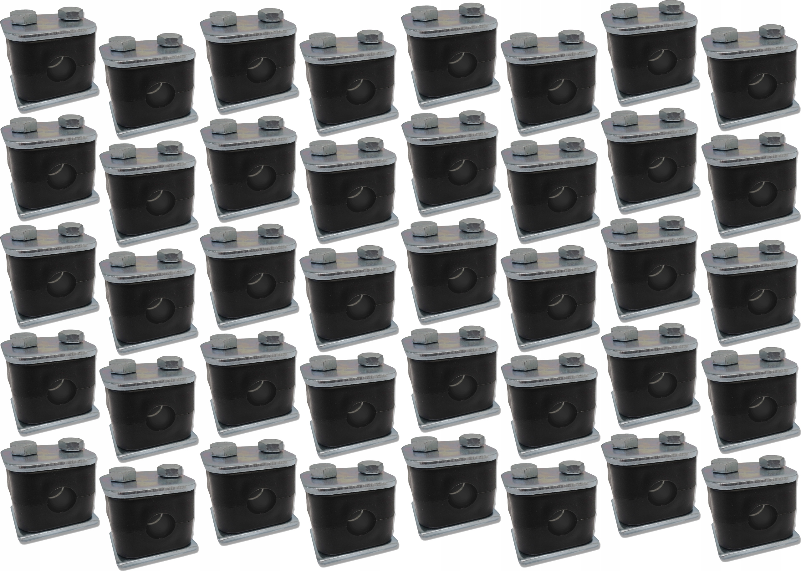 40x Objímka Jednoduchá 12 mm Upevnění Hydraulických Hadic