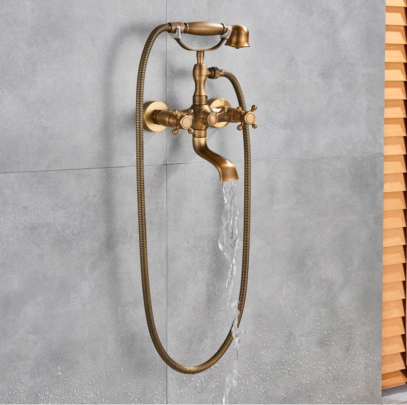 RETRO bateria wannowa LUKSUSOWA ZŁOTA EAN (GTIN) 5905523411683