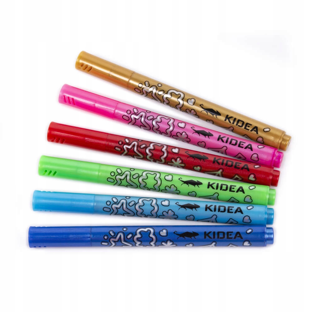 Magiczne markery z podwójną linią KIDEA 6 kolorów Kod producenta MMPLKAD