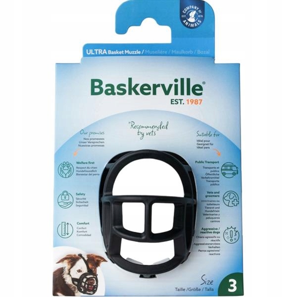 Levně Náhubek Baskerville Ultra velikost 3 Coa