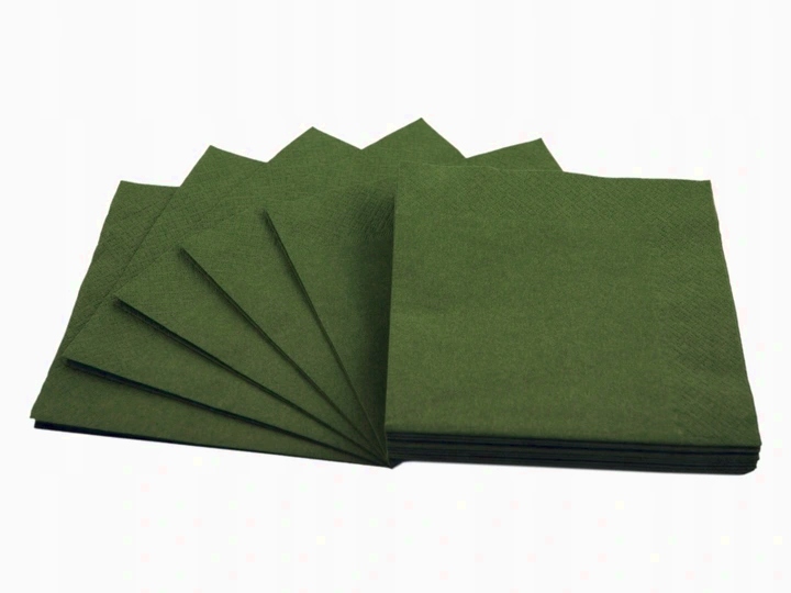 

Serwetki 33x33 składane zielone 20szt.