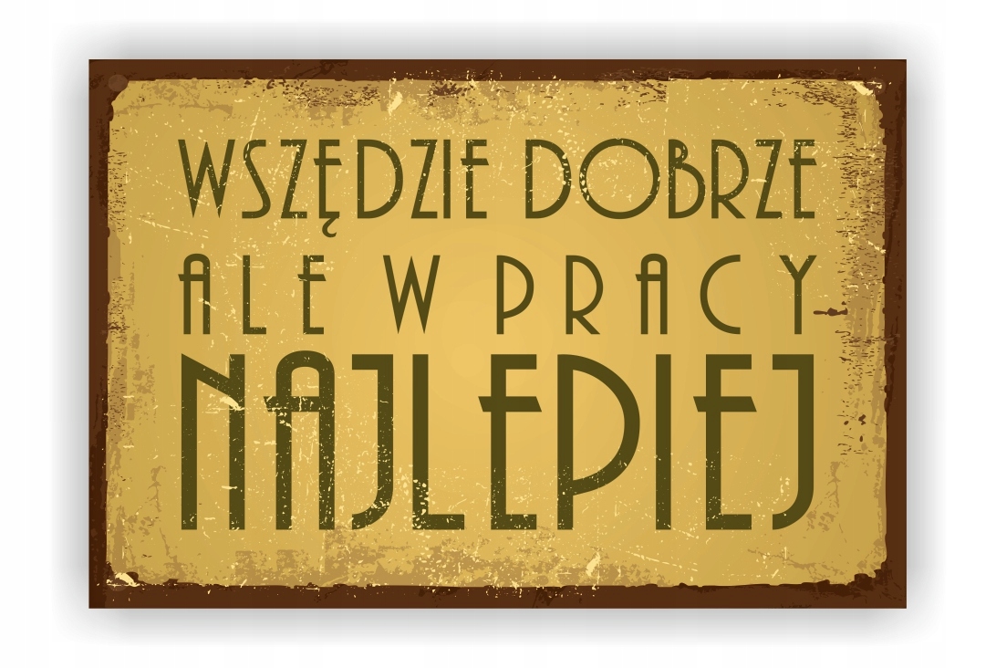 Tabliczka PRL (13) 20x30 cm