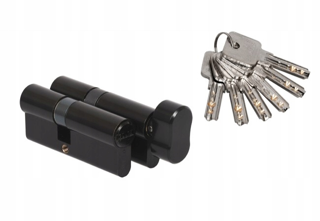 Sada vložek B-Harko 55/45 55G/45 černá 6 vyvrtaných klíčů