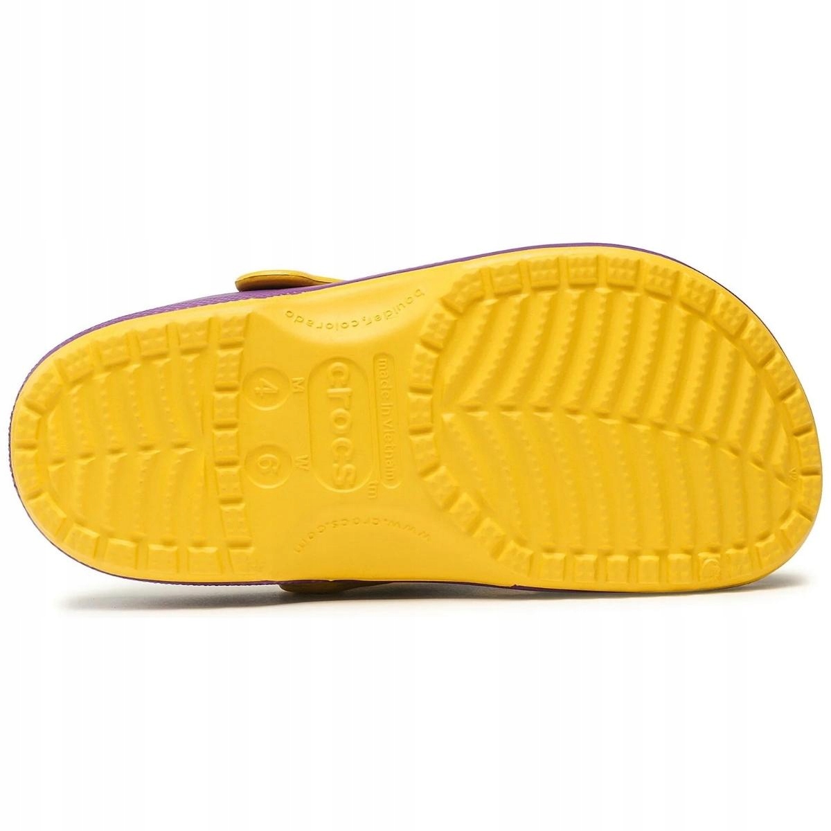 męskie chodaki crocs klapki piankowe la lakers Model Classic Clog