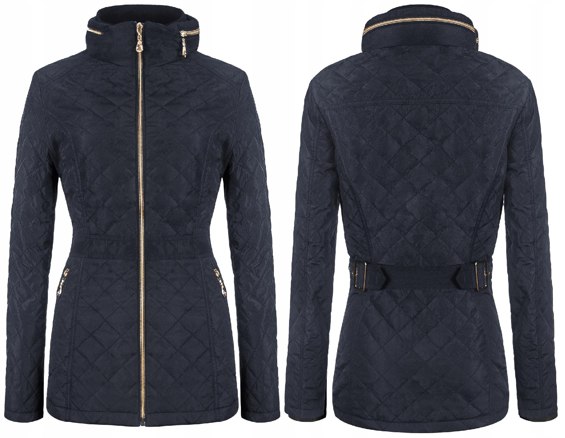 

Elegancka Kurtka Damska Przejściowa 56946 3XL gran