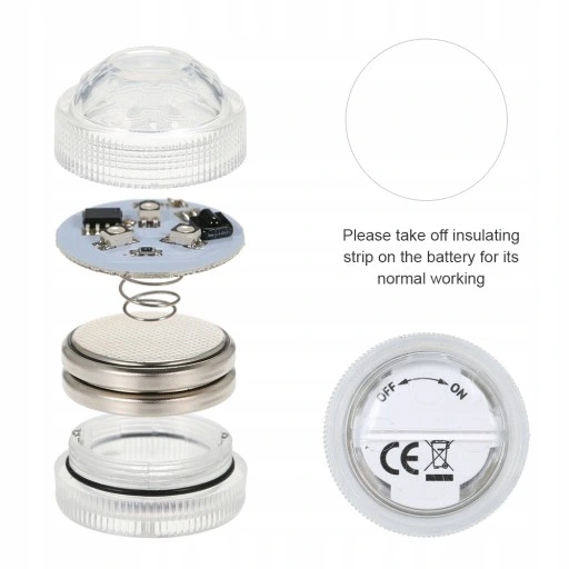 12x BEZPRZEWODOWA LAMPA LED RGB Z PILOTEM Model 1610220117711