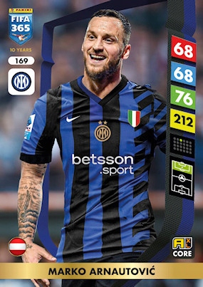 2025 Panini Adrenalyn XL Fifa 365 169 Marko Arnautović