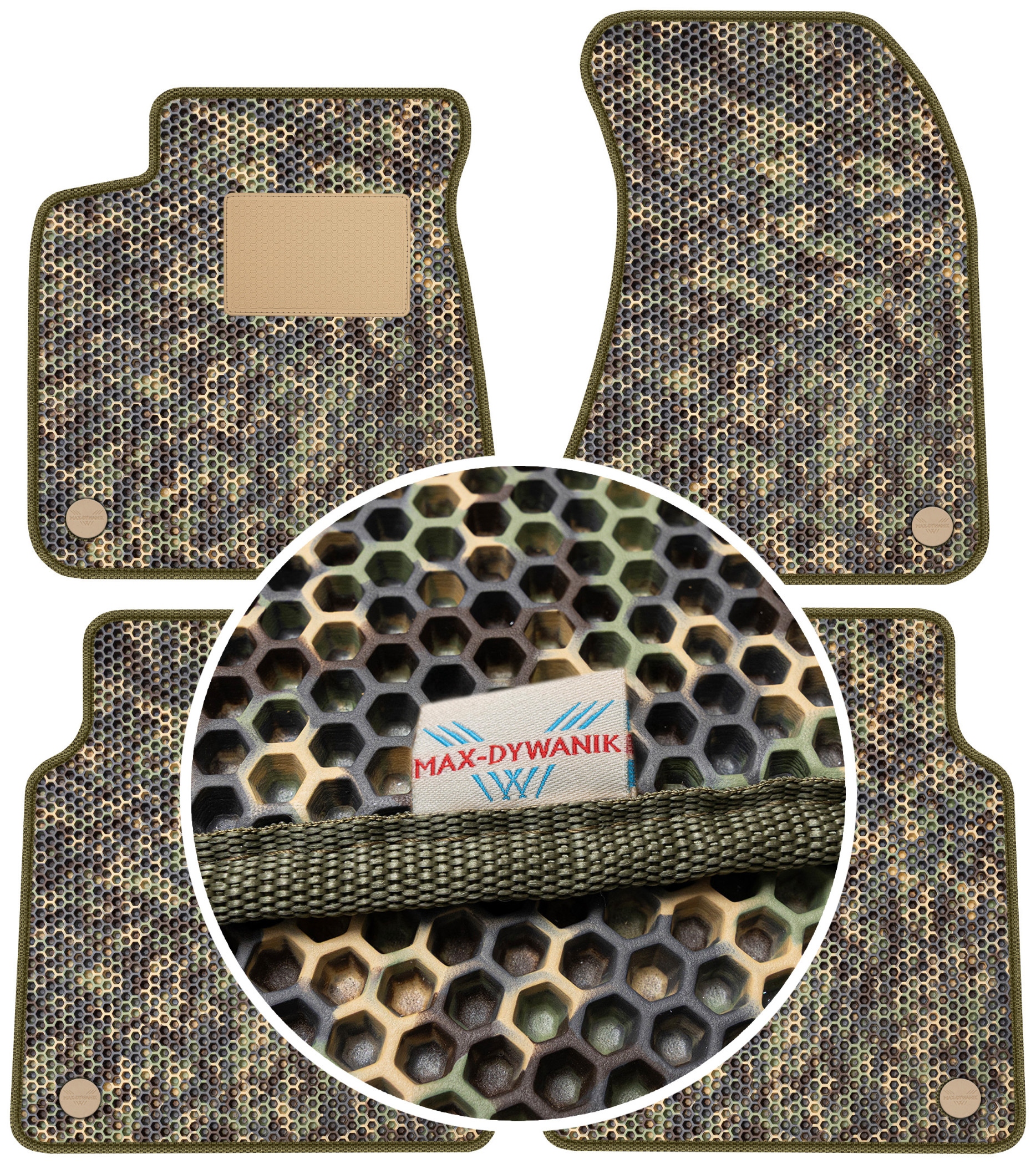 Audi A8 D4 Long 2010-2017 Gumové rohože do auta Eva Moro