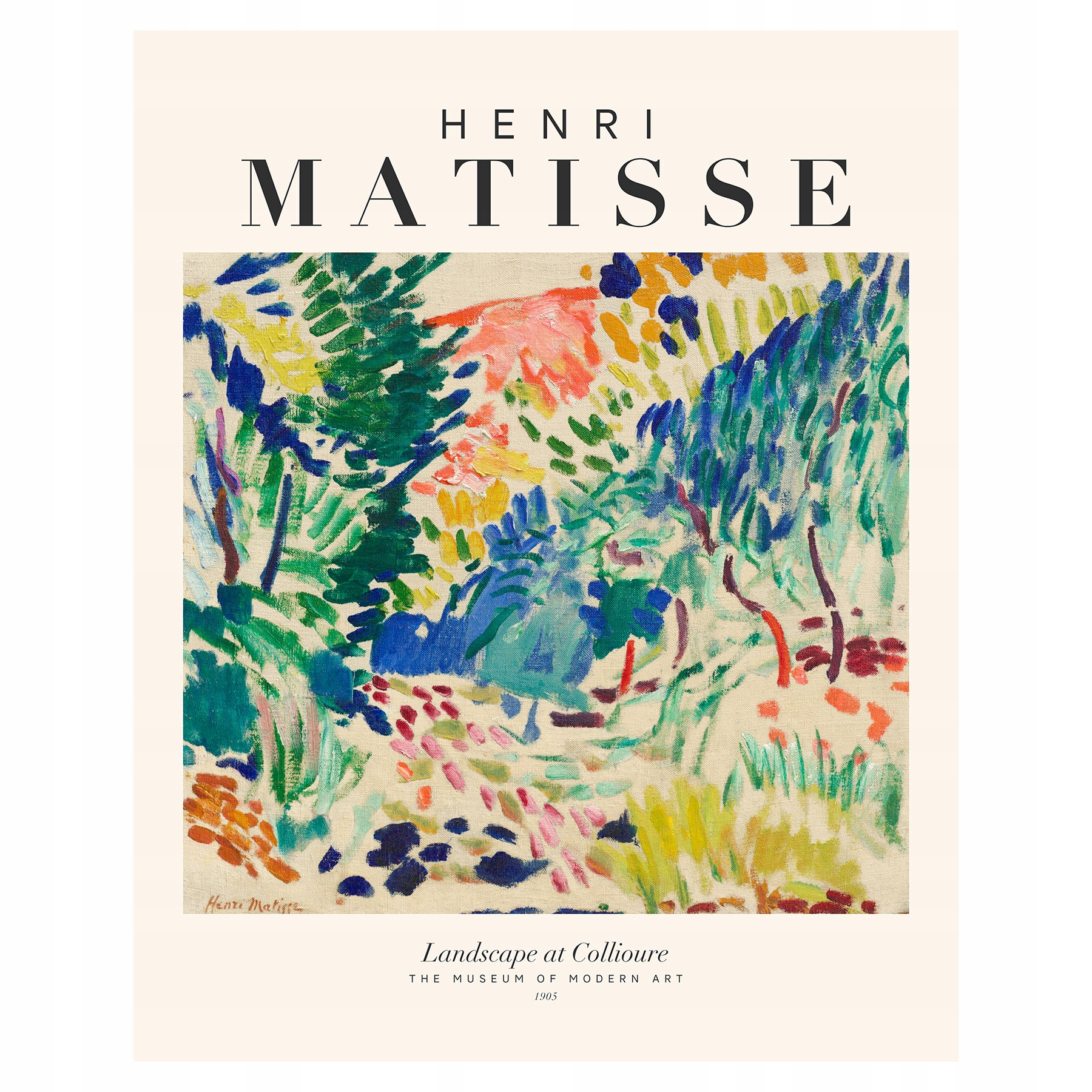 

Plakat 40x50 Henri Matisse Landscape at Collioure