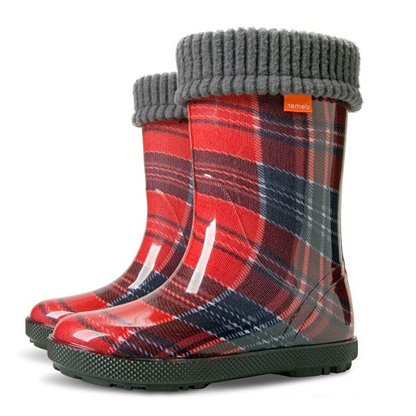 KALOSZE GUMOWCE DZIECIĘCE OCIEPLANE DEMAR AD 26-27 Marka Demar