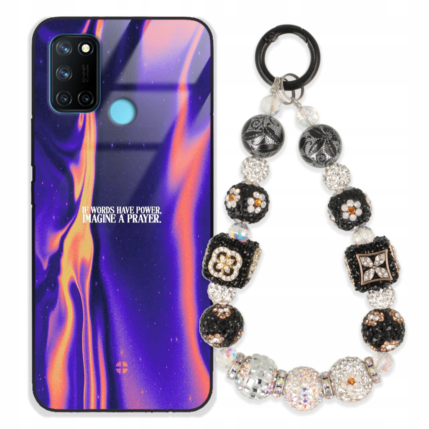 Puzdro Na Realme C17 Case Glass| Kľúčenka Elegantné Prémiové Dizajnové Puzdro