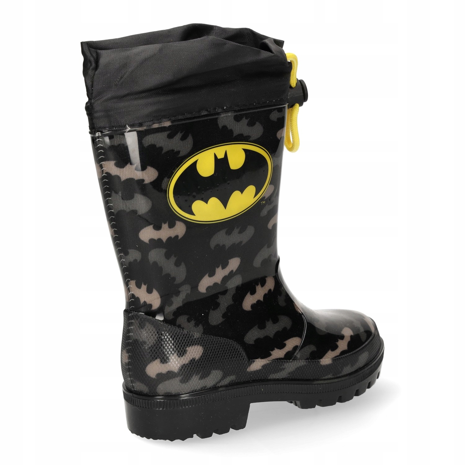 KALOSZE DZIECIĘCE GUMOWCE GUMIAKI BATMAN DISNEY R 28 Kolor czarny