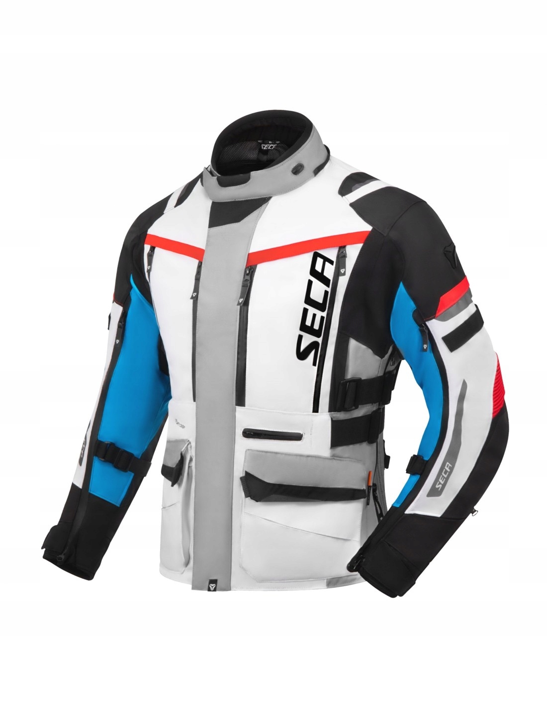 Seca Arrakis III Men moto bunda Grey/blue/red veľ. XXL
