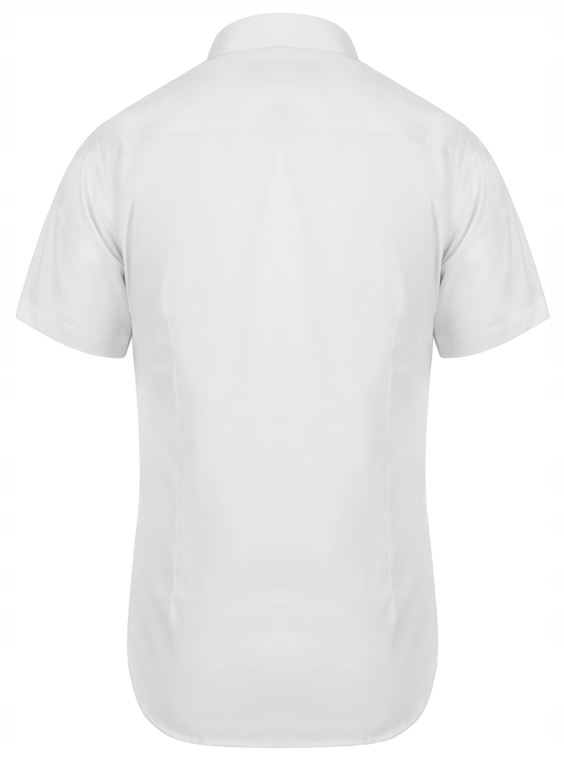 KOSZULA BIAŁA ELEGANCKA KLASYCZNA - KRÓTKI R 40/41 Kolor biały