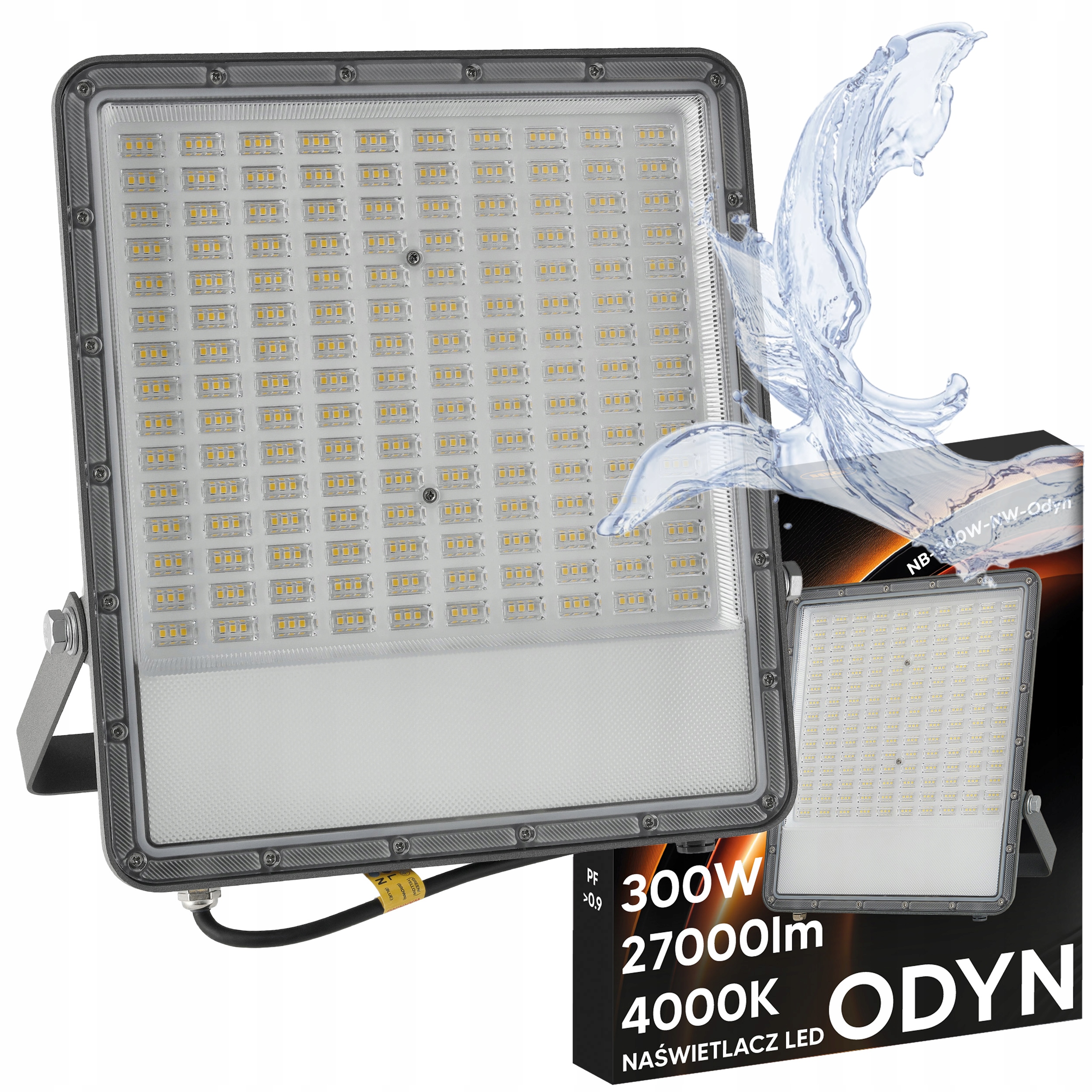 Halogenová Led lampa 300W 27000lm Premium Venkovní 4000K IP66