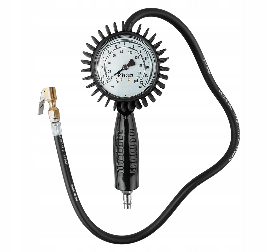 PISTOLET DO POMPOWANIA KÓŁ MANOMETR I-470 REDATS Marka Redats