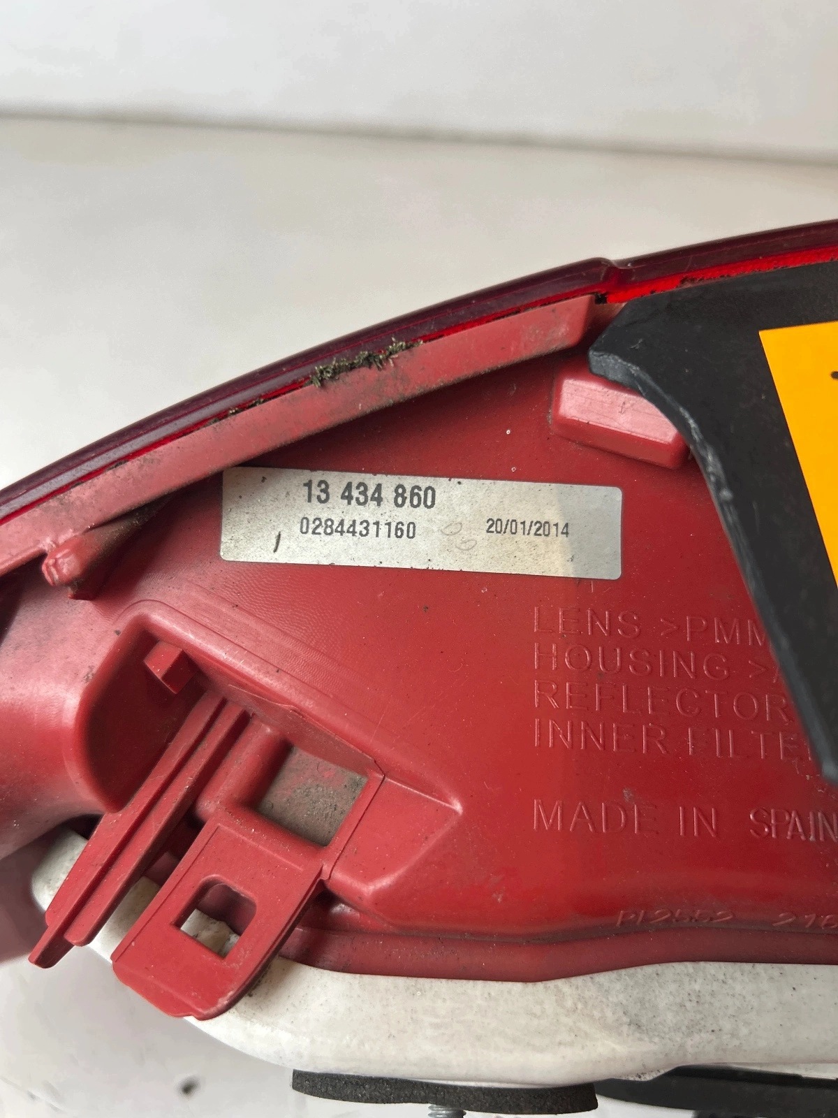 light rear part rear right Opel Meriva B