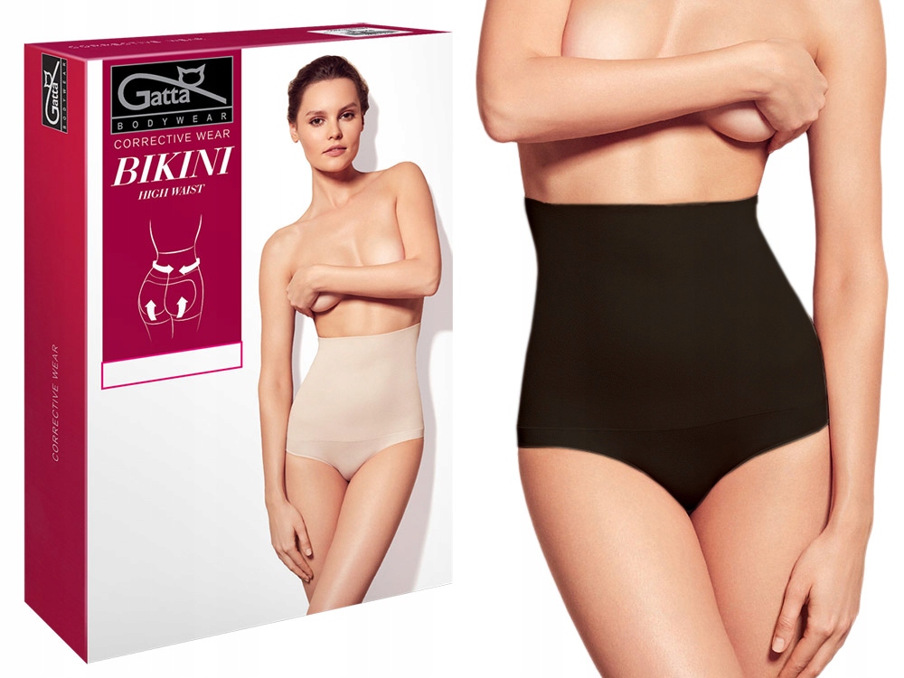 

Figi Gatta Corrective Bikini High Waist, black, S