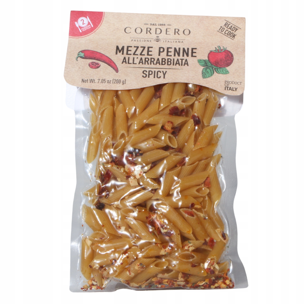 Levně 3X Cordero Těstoviny Penne Penne Arrabbiata Spicy 200g Itálie
