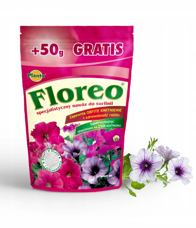 

Nawóz Floreo Do Surfinii 200g 50g