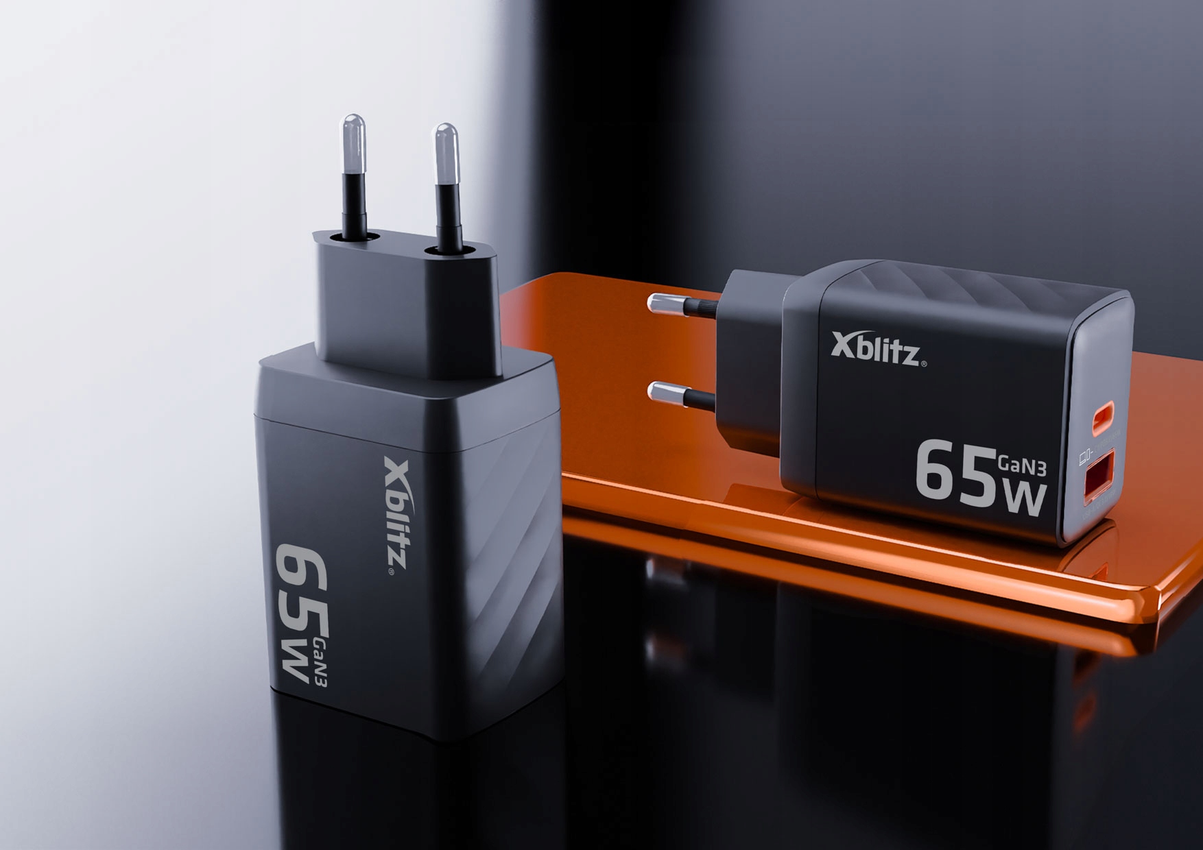 XBLITZ XC2 SZYBKA ŁADOWARKA SIECIOWA GaN3 65W Power Delivery Quick Charge Przeznaczenie uniwersalna